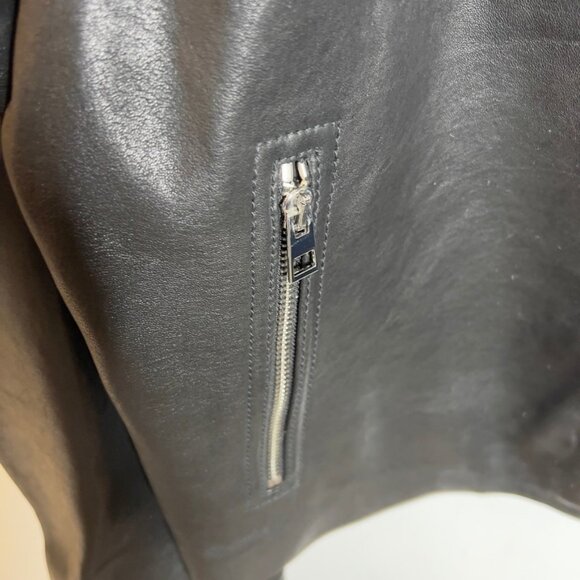 Madewell Black Leather Jacket - Picture 4 of 12